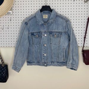GAP cropped Jean Jacket Medium